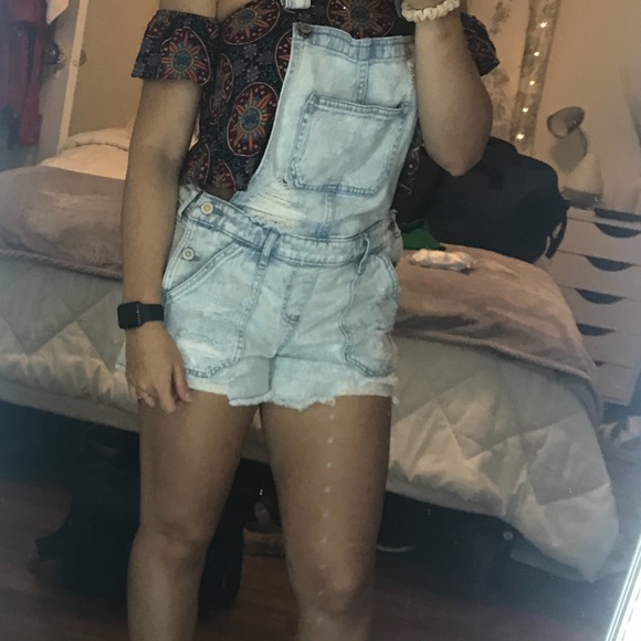 Hollister Boyfriend Short Overall Size Small - Picture 5 of 5